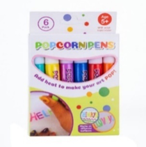 MARCADORES  3D PUFFY POPCORN NIÑOS